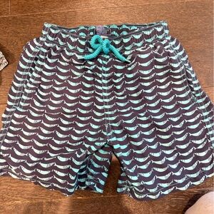 Vilebrequin Kids Swim Trunks - Black and Aqua